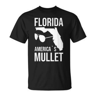 Florida America´S Mullet West Coast T-Shirt - Monsterry
