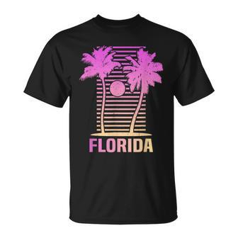 Florida Sunset Colors Aesthetic Classic T-Shirt - Thegiftio UK