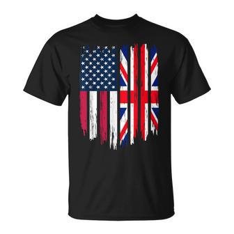 Foreigner Immigrant Usa United States British Flag T-Shirt - Thegiftio UK
