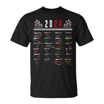 Formula Racing World Champion Open Wheel Car Race Fan 2024 T-Shirt - Monsterry CA