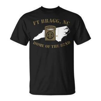 Fort Bragg Military Base-Army Post- On Back T-Shirt - Monsterry AU