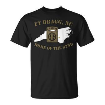 Fort Bragg Military Base-Army Post-Fayetteville Nc T-Shirt - Monsterry AU