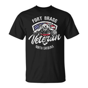 Fort Bragg Veteran 82Nd Airborne Xviii Airborne Corps T-Shirt - Monsterry DE