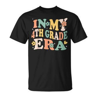 In My Fourth Grade Era Retro 4Th Back To School First Day T-Shirt - Seseable