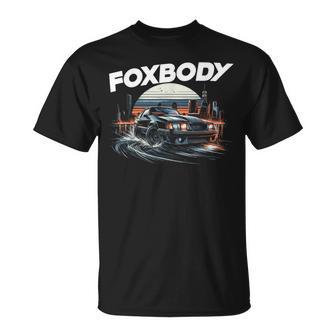 Foxbody Foxbody 50 American Muscle Foxbody Stang Car T-Shirt - Monsterry DE