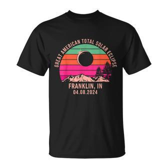 Franklin In Indiana Total Solar Eclipse 2024 T-Shirt | Mazezy