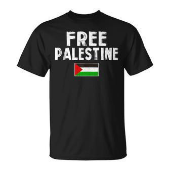 Free Palestine Flag Arabic Gaza T-Shirt - Monsterry CA