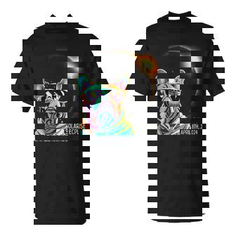 French Bulldog America 2024 Solar Eclipse Accessories T-Shirt - Thegiftio