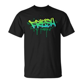 Fresh Old School Graffiti Style Graffiti Graphic T-Shirt - Thegiftio UK