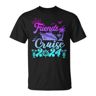 Friends Cruise 2024 Matching Vacation Group T-Shirt - Monsterry DE