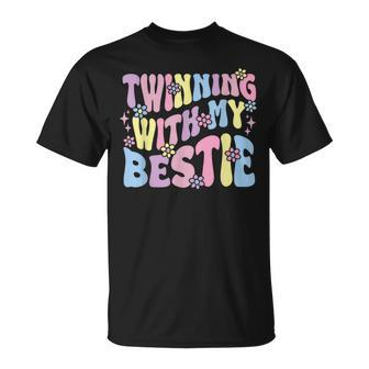 Friends Twinning With My Bestie Spirit Week Girls T-Shirt | Mazezy