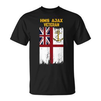 Frigate Hms Ajax F114 Warship Veterans Day Father Grandpa T-Shirt - Monsterry