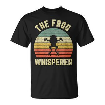 Frog Whisperer Retro Toad Ribbit Tree Frog T-Shirt - Monsterry