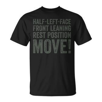 Front Leaning Rest Military Army Push-Ups Drill Sergeant T-Shirt - Monsterry DE