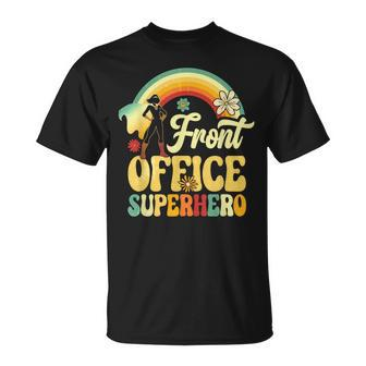 Front Office Superhero Secretary Administrative Assistant T-Shirt | Mazezy