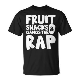 Fruit Snacks And Gangster Rap T-Shirt - Monsterry UK