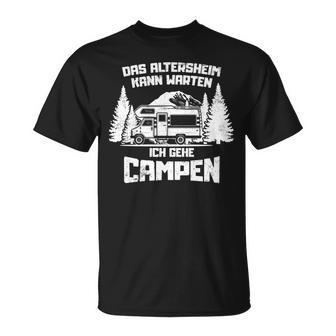 Fun Camper Campen Camping Wohnwagen Womo Urlauber Geschenke T-Shirt - Seseable