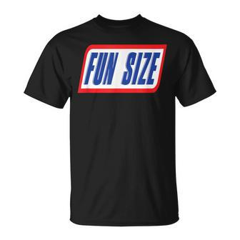 Fun Size Candy Bar Style Label T-Shirt - Seseable