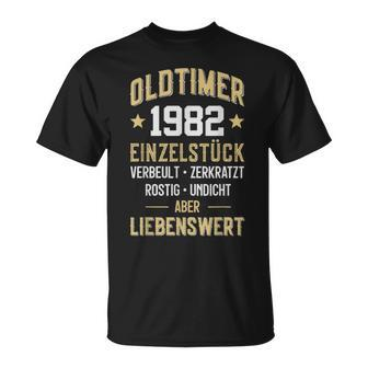 41 Jahre Oldtimer 1982 41St Birthday T-Shirt - Seseable