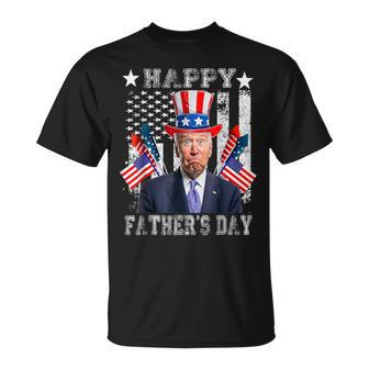 4Th Of July Confused Joe Biden Happy Father's Day T-Shirt - Thegiftio UK