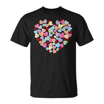 Anti Valentines Day Candy Conversation Heart Single T-Shirt | Mazezy