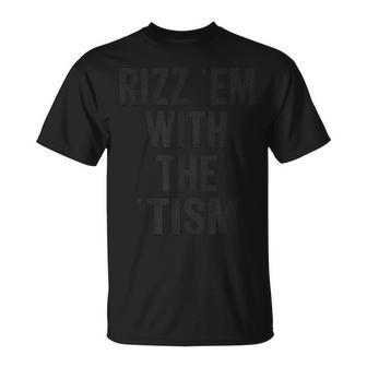 Autism Quote Rizz'em With The Tism Vintage Women T-Shirt - Monsterry DE