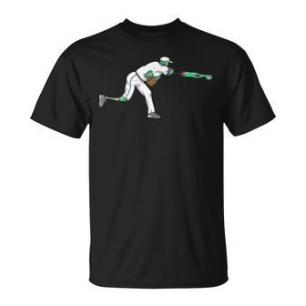 Baseball Pitcher Zombie T-Shirt - Monsterry AU