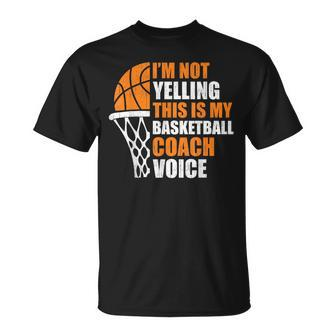 Basketball Not Yelling My Basketball Coach Men T-Shirt - Thegiftio UK