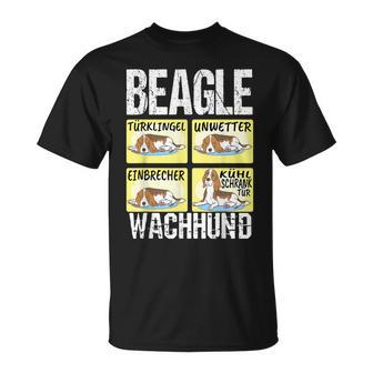 Beagle Dog Beagle Guard Dog T-Shirt - Seseable