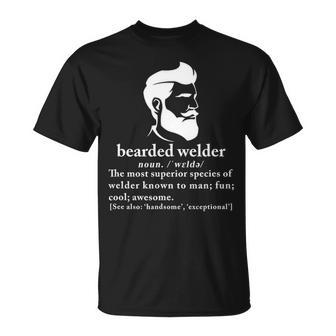 Beard Welder Definition Meaning T-Shirt | Mazezy CA