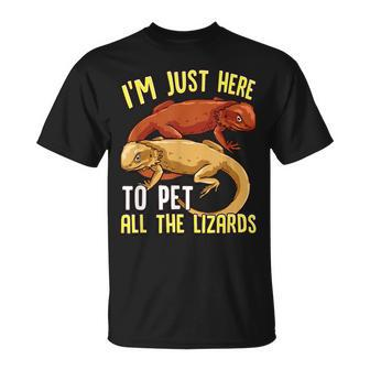 Bearded Dragon Pet Lizard Humor Reptile Herpetolo T-Shirt - Seseable