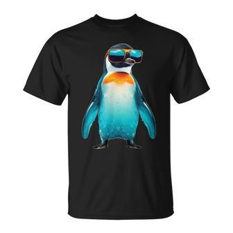 Bespectacled Emperor Penguin T-Shirt - Monsterry