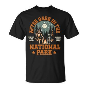 Bigfoot Sasquatch Alien National Park T-Shirt - Thegiftio UK
