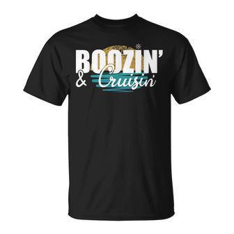 Boozin And Cruisin Vacation Cruise Ship T-Shirt - Thegiftio UK