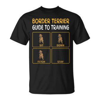 Border Terrier Guide To Training Dog Obedience Trainer T-Shirt - Thegiftio UK
