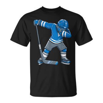 Boy Kid Ice Hockey Dab Apparel Dabbing Player Youth T-Shirt - Monsterry CA