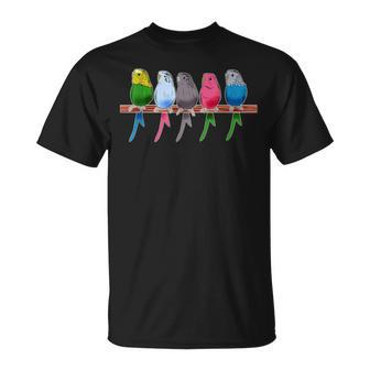 Budgie Pet Bird Parakeet Graphic Budgerigar T-Shirt - Seseable