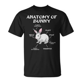 Bunny Rabbit Anatomy Cute Rabbit Humor Joke T-Shirt - Thegiftio UK
