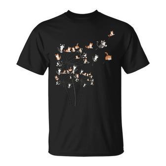 Cat Dandelion Cute Kitten For Cat Lovers T-Shirt - Monsterry