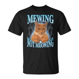 Cat Meme Mewing Looksmax Meowing Cat Trend T-Shirt - Seseable