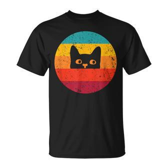 Cat Retro Vintage T-Shirt - Monsterry UK