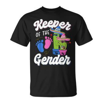 Cinco De Mayo Baby Shower Mexican Keeper Of The Gender T-Shirt - Monsterry AU