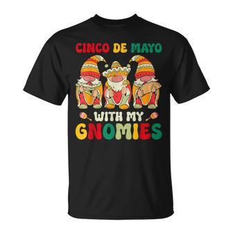 Cinco De Mayo With My Gnomies Trio Gnomes Boys Girls T-Shirt - Monsterry DE