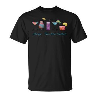 Cocktail Party Cocktail T-Shirt - Seseable