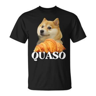 Croissant Quaso Meme Croissant Dog Meme T-Shirt - Seseable