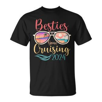 Cruising Friends Squad 2024 Besties Gone Cruising Trip T-Shirt - Monsterry DE