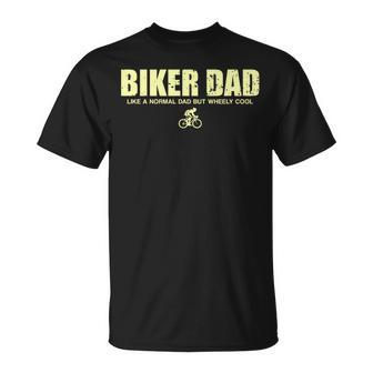 Cycling Mountain Biking Biker Dad T-Shirt - Monsterry UK