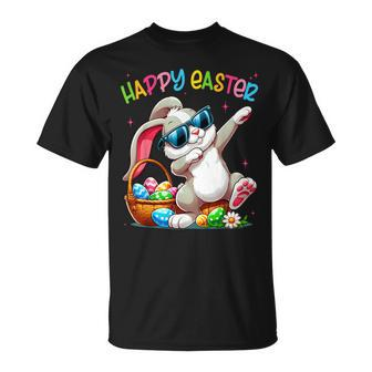 Dabbing Bunny Easter Happy Easter For Boys Girls Adult T-Shirt | Mazezy