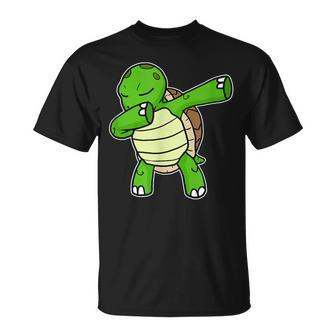 Dabbing Turtle Dab Dance Cool Sea Turtle Lover T-Shirt - Monsterry