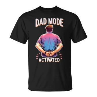 Dad Mode Activated Quote Best Dad Ever Father's Day T-Shirt - Seseable